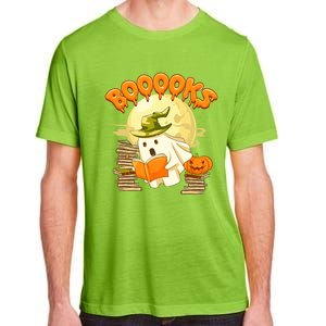 Books Lover Spooky Ghost Reading Book Halloween Costume Funny Gift Adult ChromaSoft Performance T-Shirt