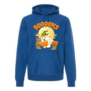 Books Lover Spooky Ghost Reading Book Halloween Costume Funny Gift Premium Hoodie