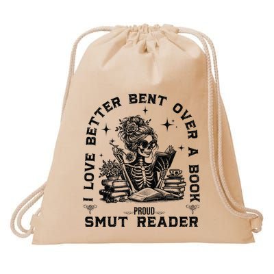 Book Lover Spread Those Pages Drawstring Bag