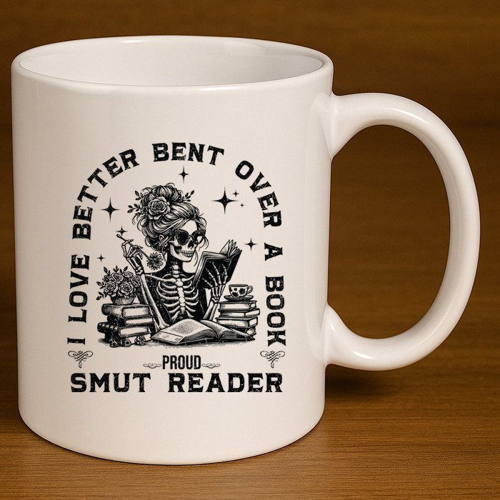 Book Lover Spread Those Pages 11oz C Handle Ceramic Mug