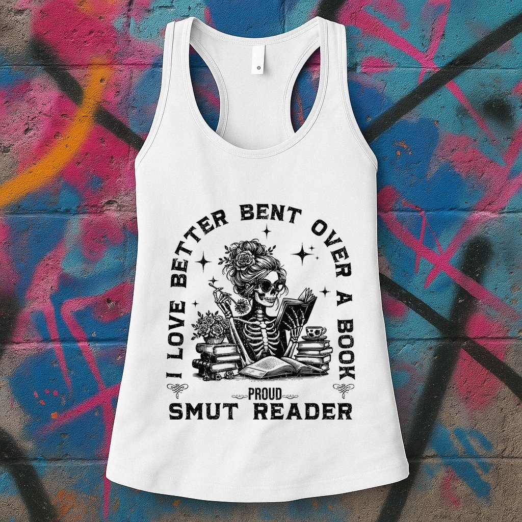 Book Lover Spread Those Pages Womens Tank Top