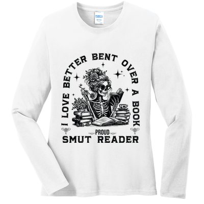 Book Lover Spread Those Pages Ladies Long Sleeve Shirt