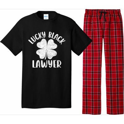 Black Lawyer St Patrick's Day African American Attorney Cute Gift Pajama Set