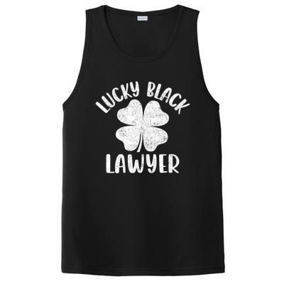 Black Lawyer St Patrick's Day African American Attorney Cute Gift PosiCharge Competitor Tank