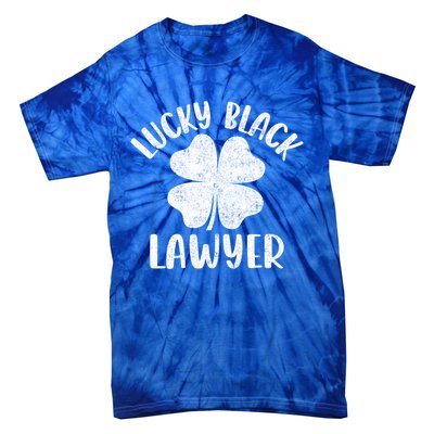 Black Lawyer St Patrick's Day African American Attorney Cute Gift Tie-Dye T-Shirt