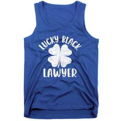 Black Lawyer St Patrick's Day African American Attorney Cute Gift Tank Top