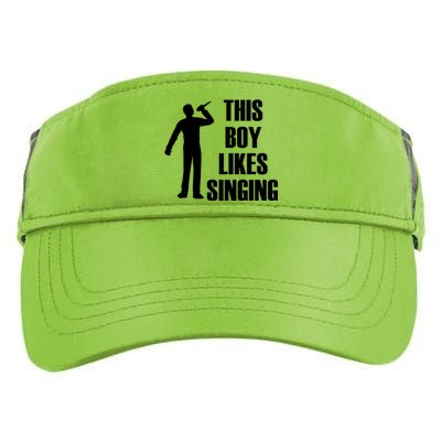 Boy Likes Singing Voice Coach Music Teacher Gift Adult Drive Performance Visor