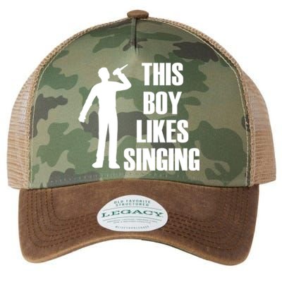 Boy Likes Singing Voice Coach Music Teacher Gift Legacy Tie Dye Trucker Hat