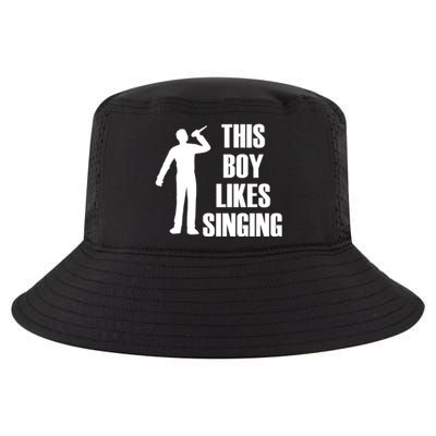 Boy Likes Singing Voice Coach Music Teacher Gift Cool Comfort Performance Bucket Hat