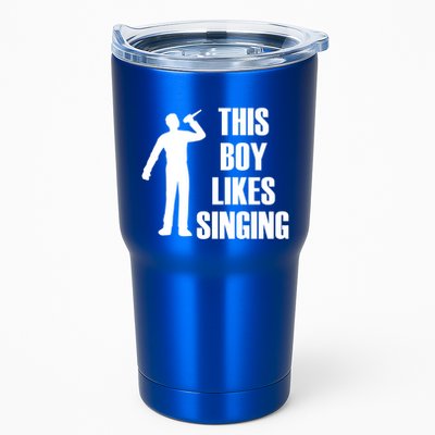 Boy Likes Singing Voice Coach Music Teacher Gift Tumbler