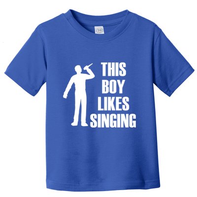 Boy Likes Singing Voice Coach Music Teacher Gift Toddler T-Shirt