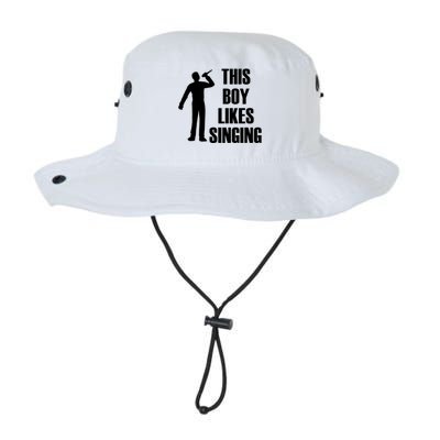 Boy Likes Singing Voice Coach Music Teacher Gift Legacy Cool Fit Booney Bucket Hat