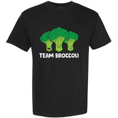 Broccoli Lover Team Broccoli Vegan Vegetarian Broccoli Funny Gift Garment-Dyed Heavyweight T-Shirt