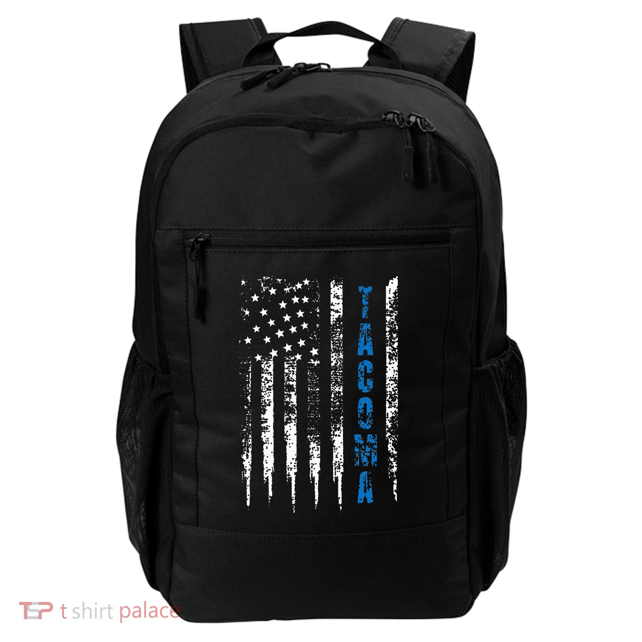 Blue Line Tacoma Distressed National Police Week Backpack