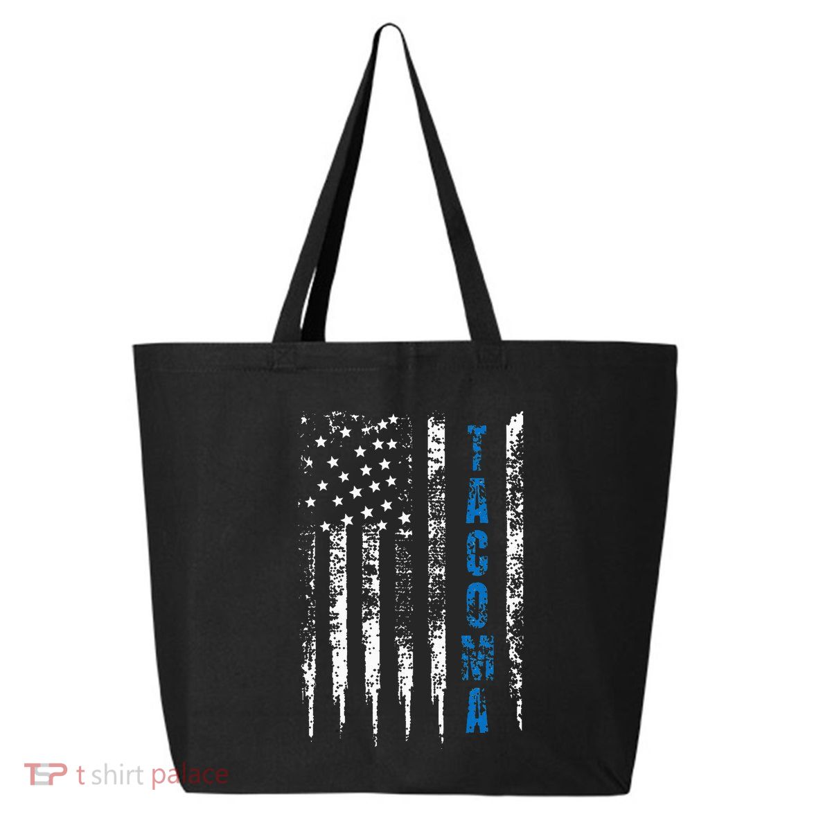 Blue Line Tacoma Distressed National Police Week 25L Jumbo Tote