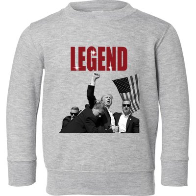 Blackgunsmatter Legend Trump Shots Fired At Rally Toddler Sweatshirt