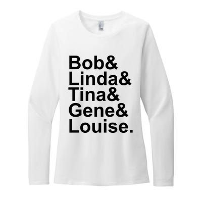 Bob Linda Tina Gene Louise Bob's Burgers Womens CVC Long Sleeve Shirt