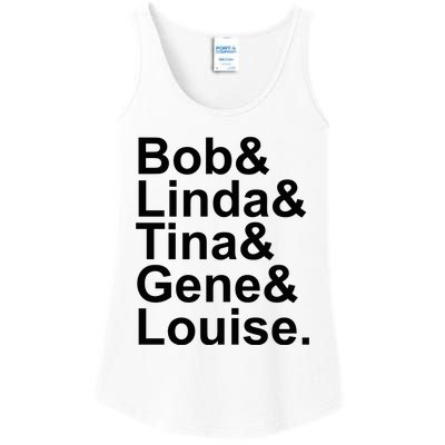 Bob Linda Tina Gene Louise Bob's Burgers Ladies Essential Tank