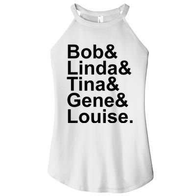 Bob Linda Tina Gene Louise Bob's Burgers Women’s Perfect Tri Rocker Tank