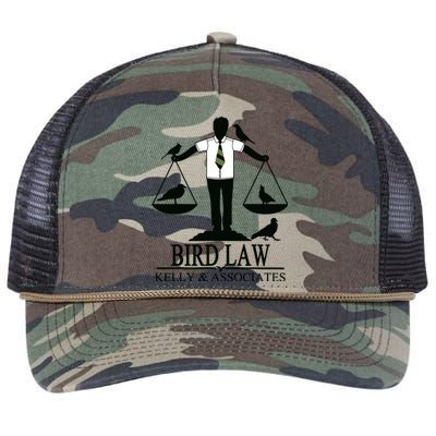 Bird Law T Funny Retro Rope Trucker Hat Cap