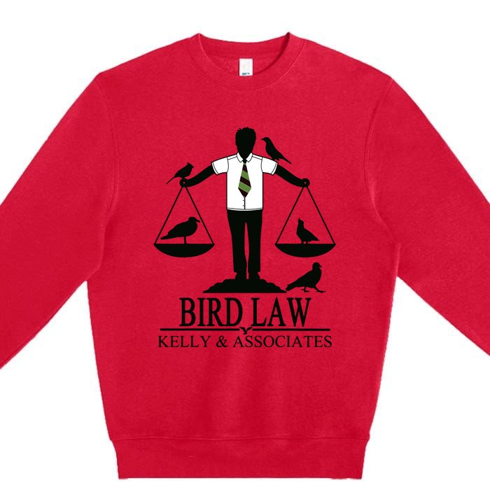 Bird Law T Funny Premium Crewneck Sweatshirt