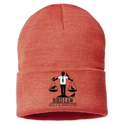 Bird Law T Funny Sustainable Knit Beanie