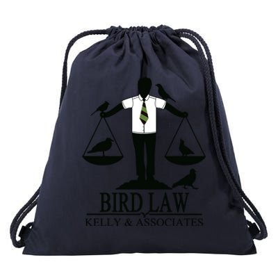 Bird Law T Funny Drawstring Bag