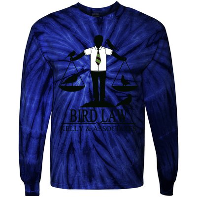 Bird Law T Funny Tie-Dye Long Sleeve Shirt