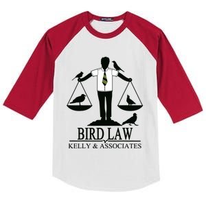 Bird Law T Funny Kids Colorblock Raglan Jersey