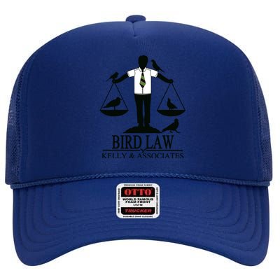 Bird Law T Funny High Crown Mesh Back Trucker Hat