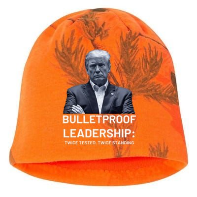 Bulletproof Leadership Twice Tested Twice Standing Trump Kati - Camo Knit Beanie