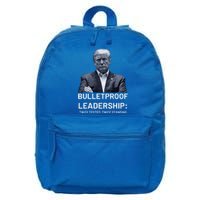 Bulletproof Leadership Twice Tested Twice Standing Trump 16 in Basic Backpack