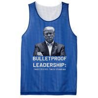 Bulletproof Leadership Twice Tested Twice Standing Trump Mesh Reversible Basketball Jersey Tank