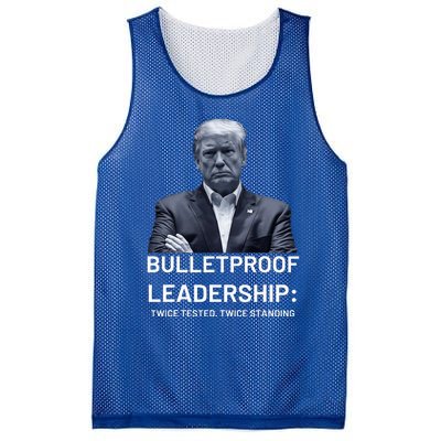 Bulletproof Leadership Twice Tested Twice Standing Trump Mesh Reversible Basketball Jersey Tank