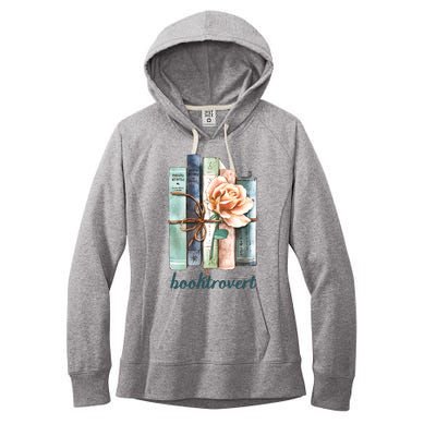 Booktroverts Librarian Teacher Book Lover Women's Fleece Hoodie