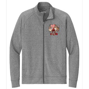 Baseball Lover Tis The Season Baseball Mom Game Day Stretch Full-Zip Cadet Jacket