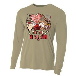 Baseball Lover Tis The Season Baseball Mom Game Day Cooling Performance Long Sleeve Crew