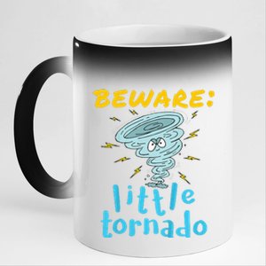 Beware Little Tornado Twister Active 11oz Black Color Changing Mug