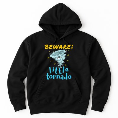 Beware Little Tornado Twister Active Hoodie