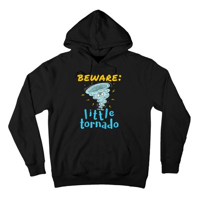 Beware Little Tornado Twister Active Hoodie