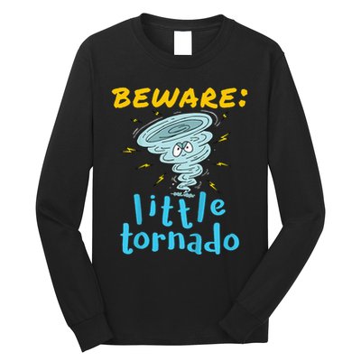 Beware Little Tornado Twister Active Long Sleeve Shirt