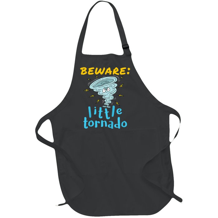 Beware Little Tornado Twister Active Full-Length Apron With Pockets