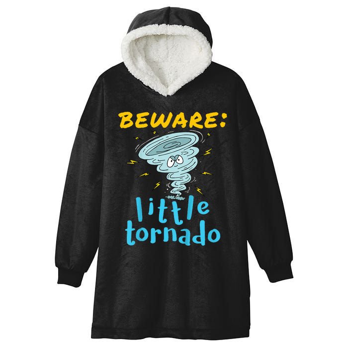 Beware Little Tornado Twister Active Hooded Wearable Blanket