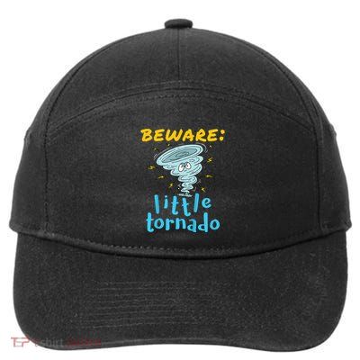 Beware Little Tornado Twister Active 7-Panel Snapback Hat