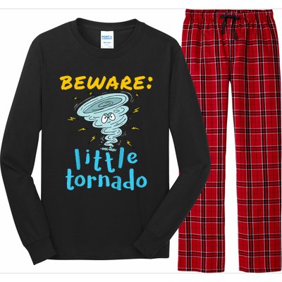 Beware Little Tornado Twister Active Long Sleeve Pajama Set