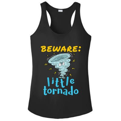 Beware Little Tornado Twister Active Ladies PosiCharge Competitor Racerback Tank