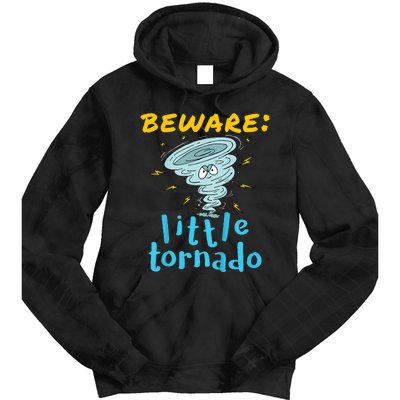 Beware Little Tornado Twister Active Tie Dye Hoodie