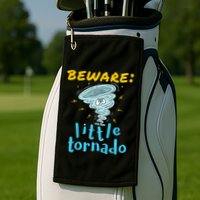 Beware Little Tornado Twister Active Golf Towel