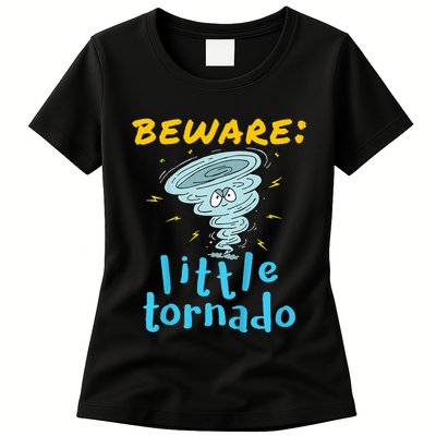 Beware Little Tornado Twister Active Womens T-Shirt