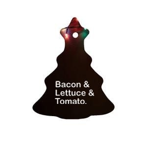 Bacon Lettuce Tomato Ceramic Tree Ornament